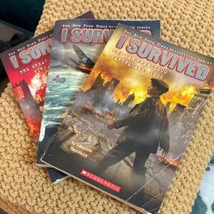 Scholastic I Survived The San Francisco Earthquake, 1906 -  3 books bundle